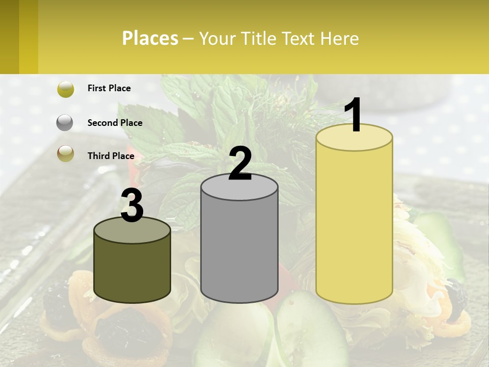 Eggplant Herb Green PowerPoint Template