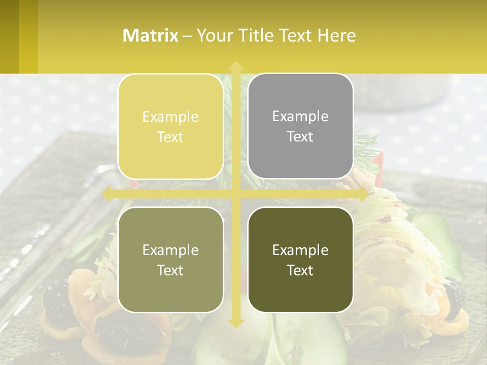 Eggplant Herb Green PowerPoint Template