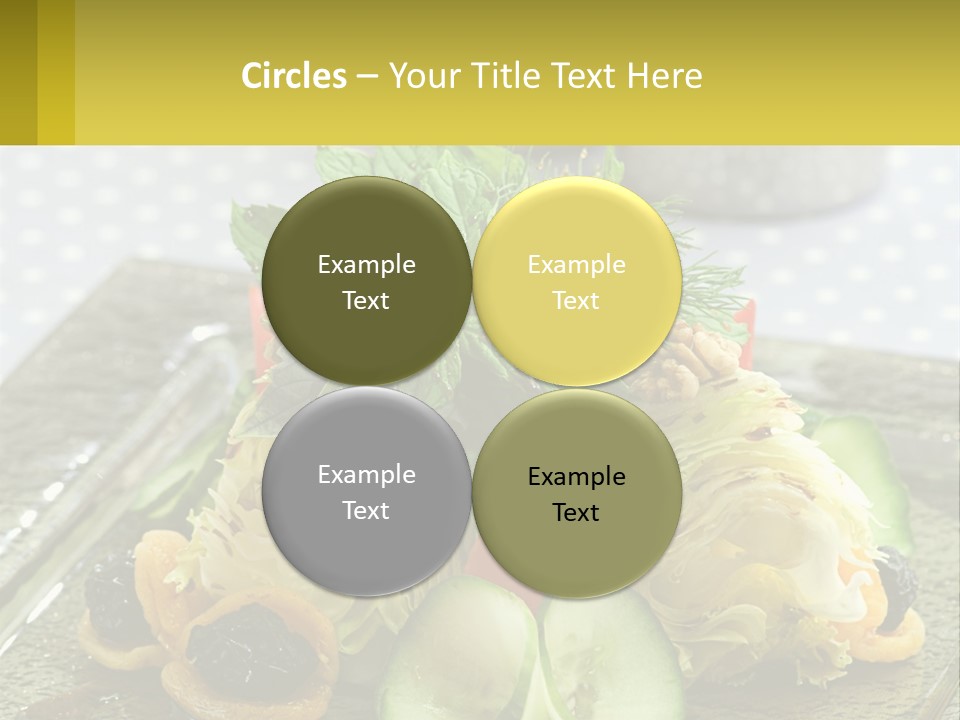 Eggplant Herb Green PowerPoint Template