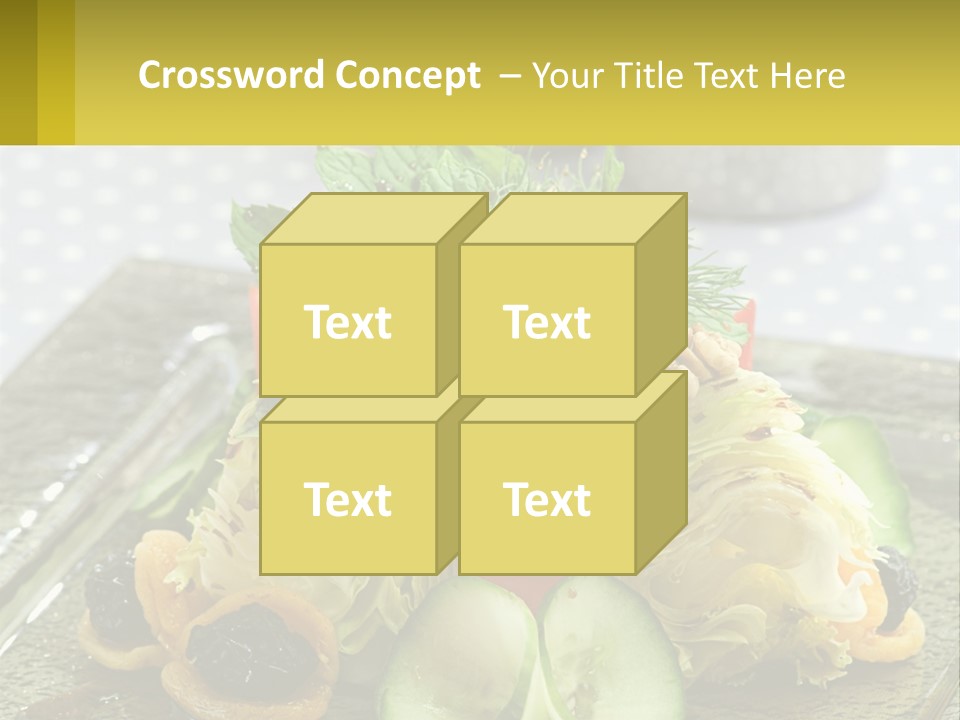 Eggplant Herb Green PowerPoint Template