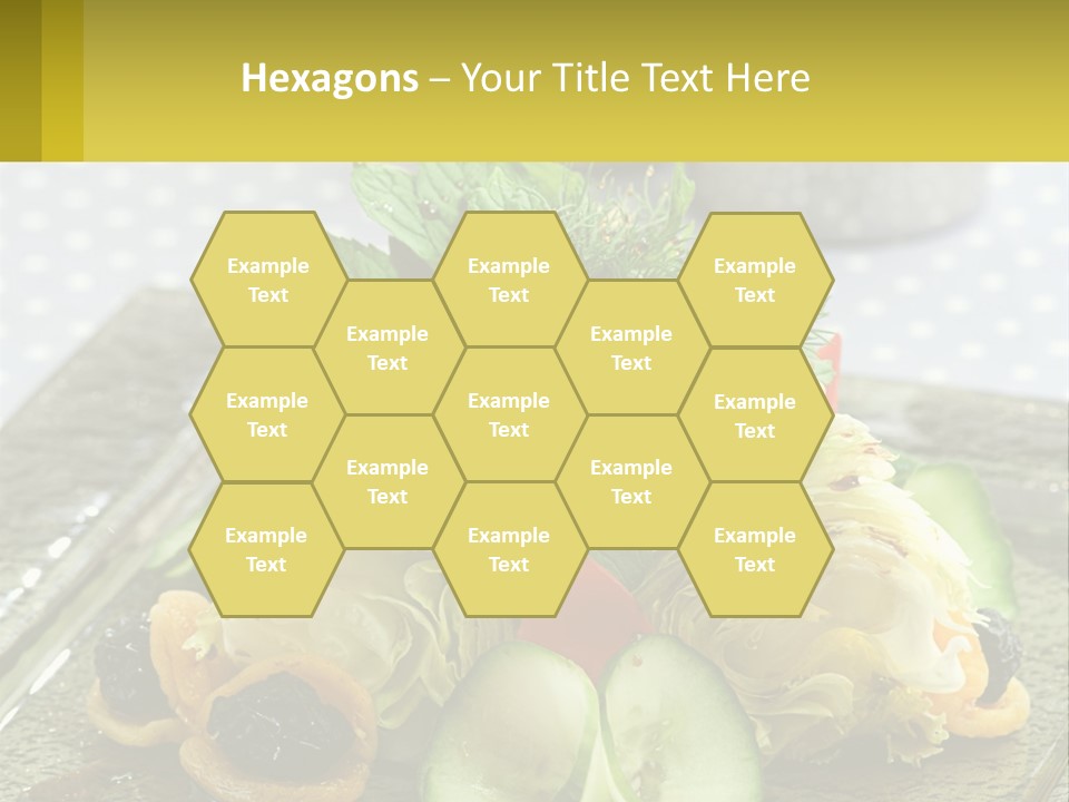 Eggplant Herb Green PowerPoint Template