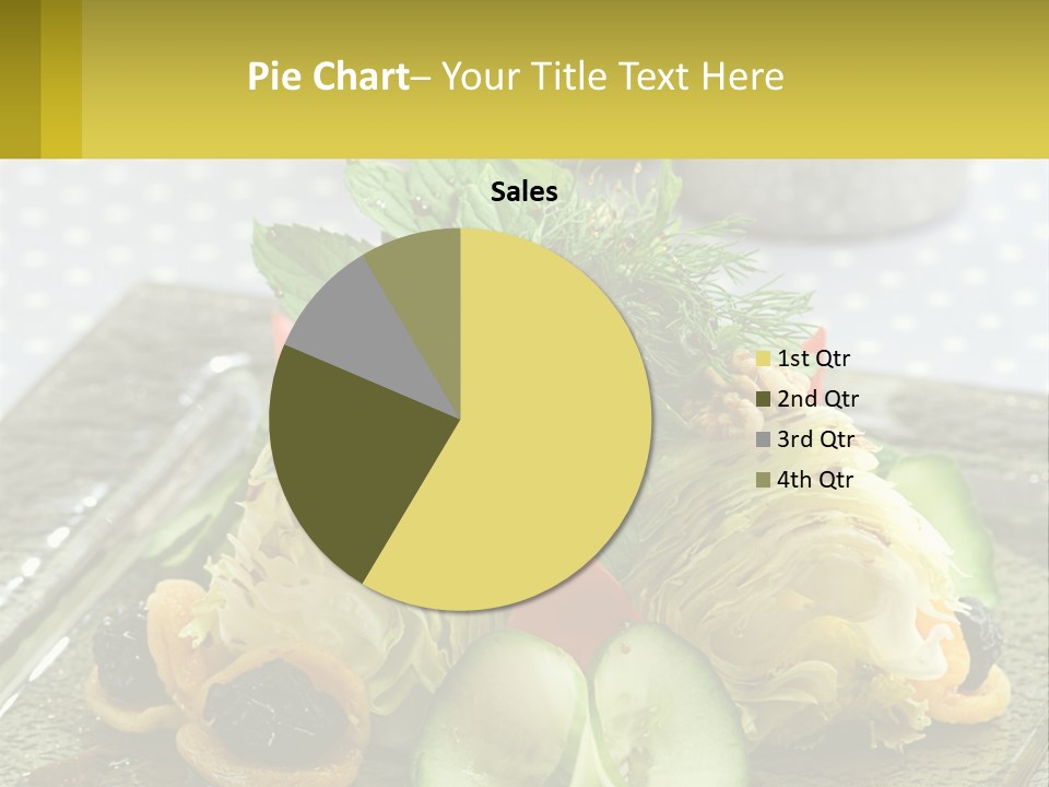 Eggplant Herb Green PowerPoint Template