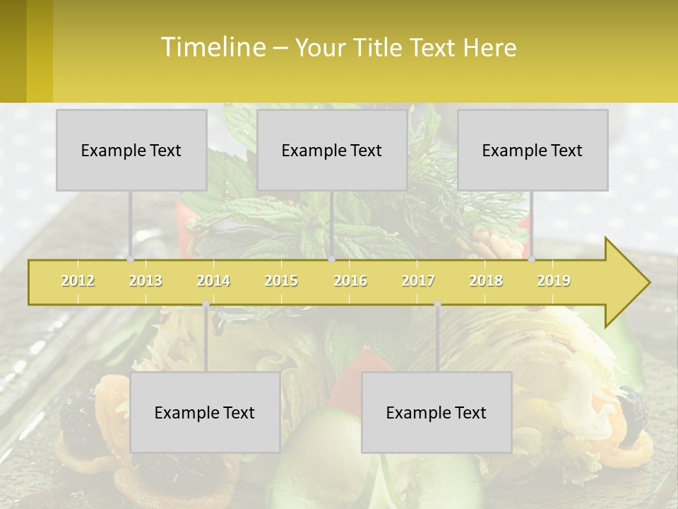 Eggplant Herb Green PowerPoint Template