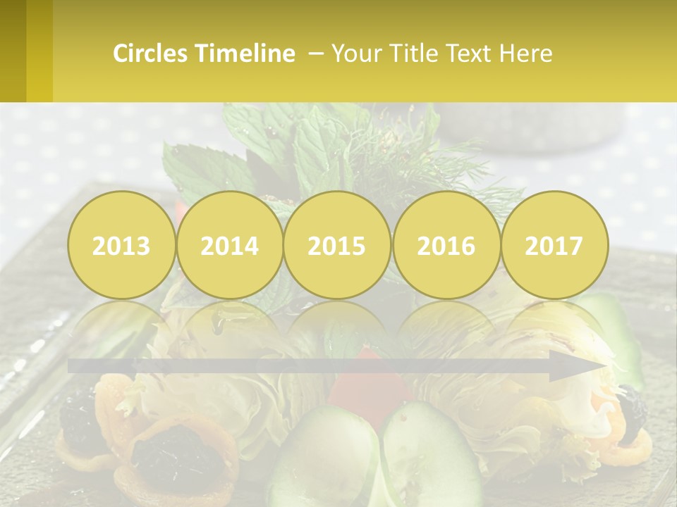 Eggplant Herb Green PowerPoint Template