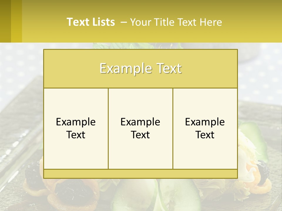 Eggplant Herb Green PowerPoint Template
