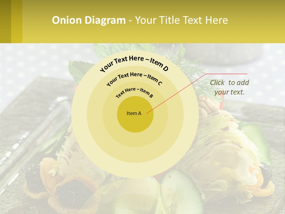 Eggplant Herb Green PowerPoint Template