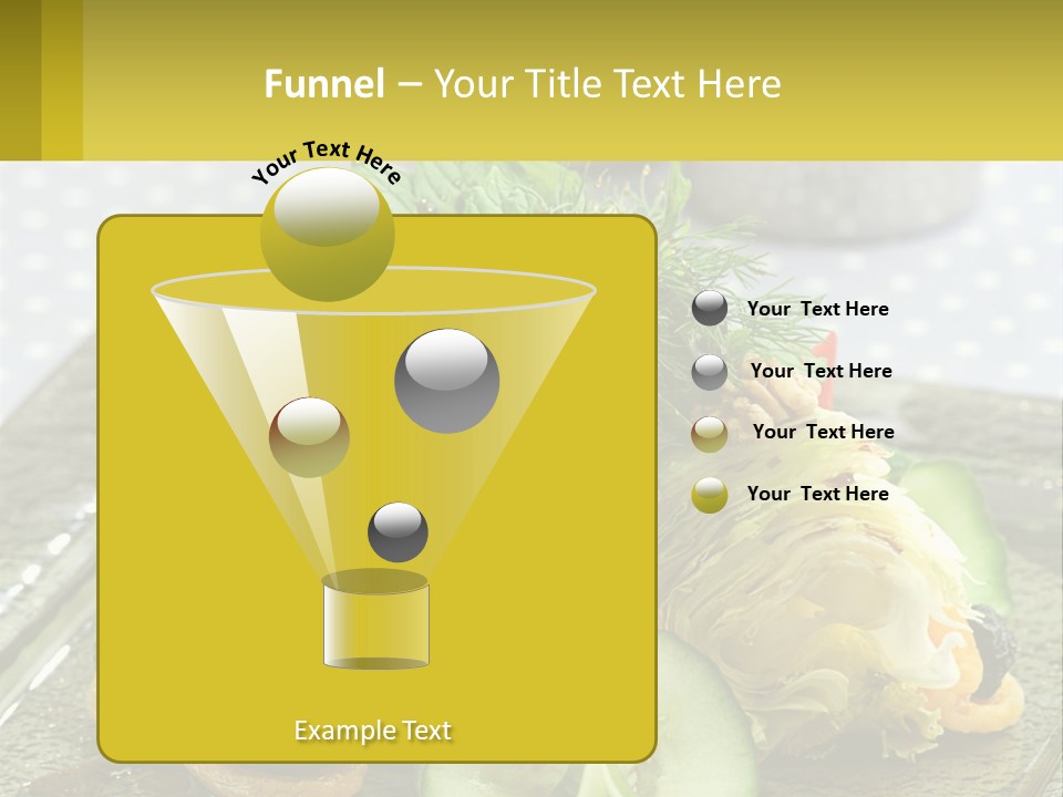 Eggplant Herb Green PowerPoint Template