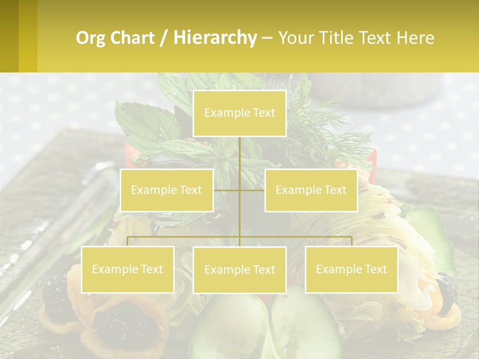 Eggplant Herb Green PowerPoint Template