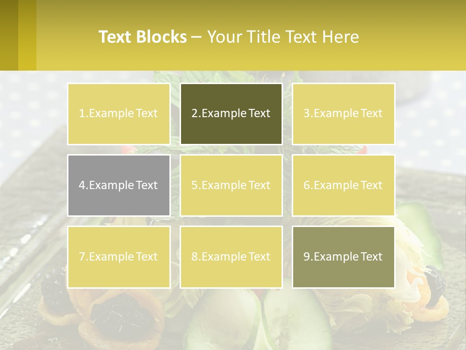 Eggplant Herb Green PowerPoint Template