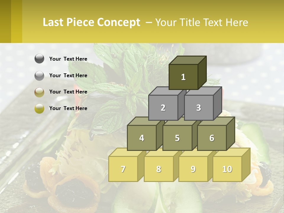 Eggplant Herb Green PowerPoint Template