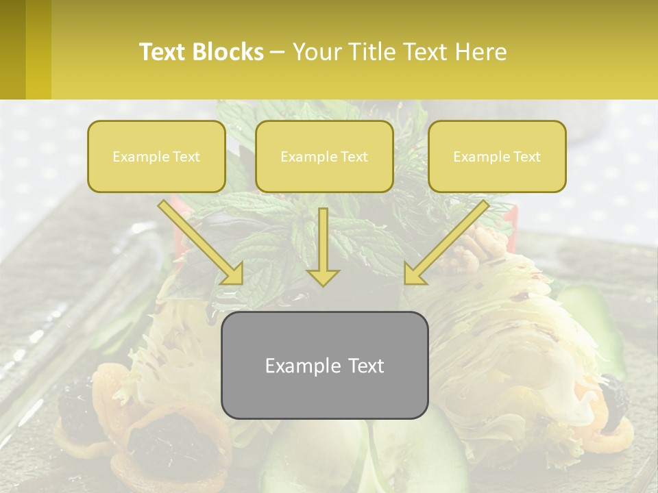 Eggplant Herb Green PowerPoint Template