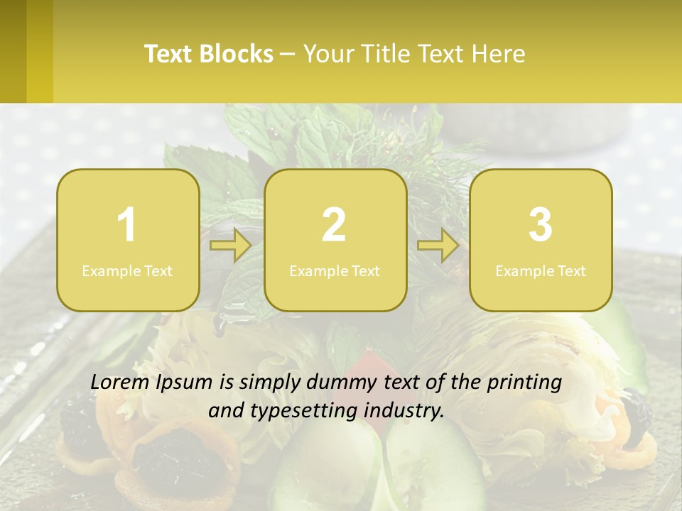Eggplant Herb Green PowerPoint Template