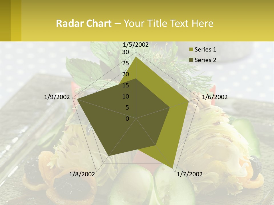 Eggplant Herb Green PowerPoint Template