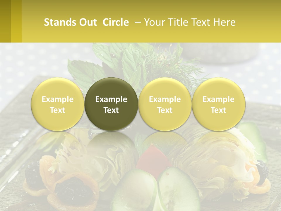 Eggplant Herb Green PowerPoint Template