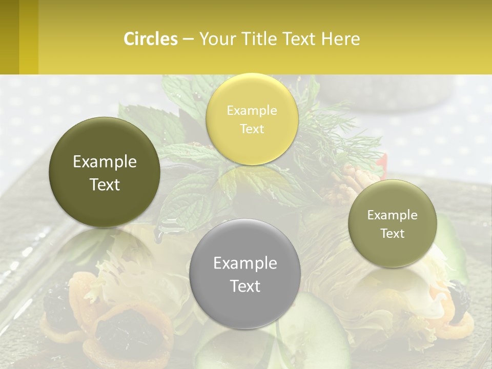 Eggplant Herb Green PowerPoint Template