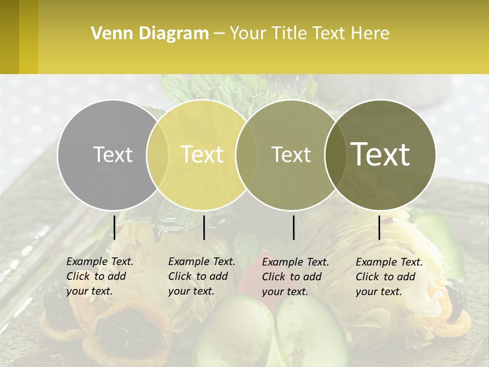 Eggplant Herb Green PowerPoint Template
