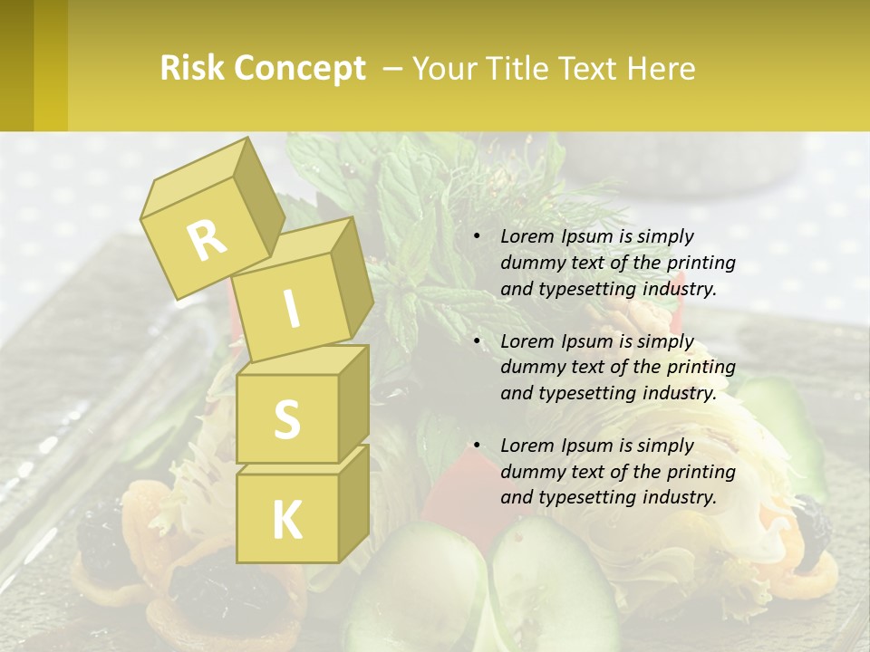 Eggplant Herb Green PowerPoint Template