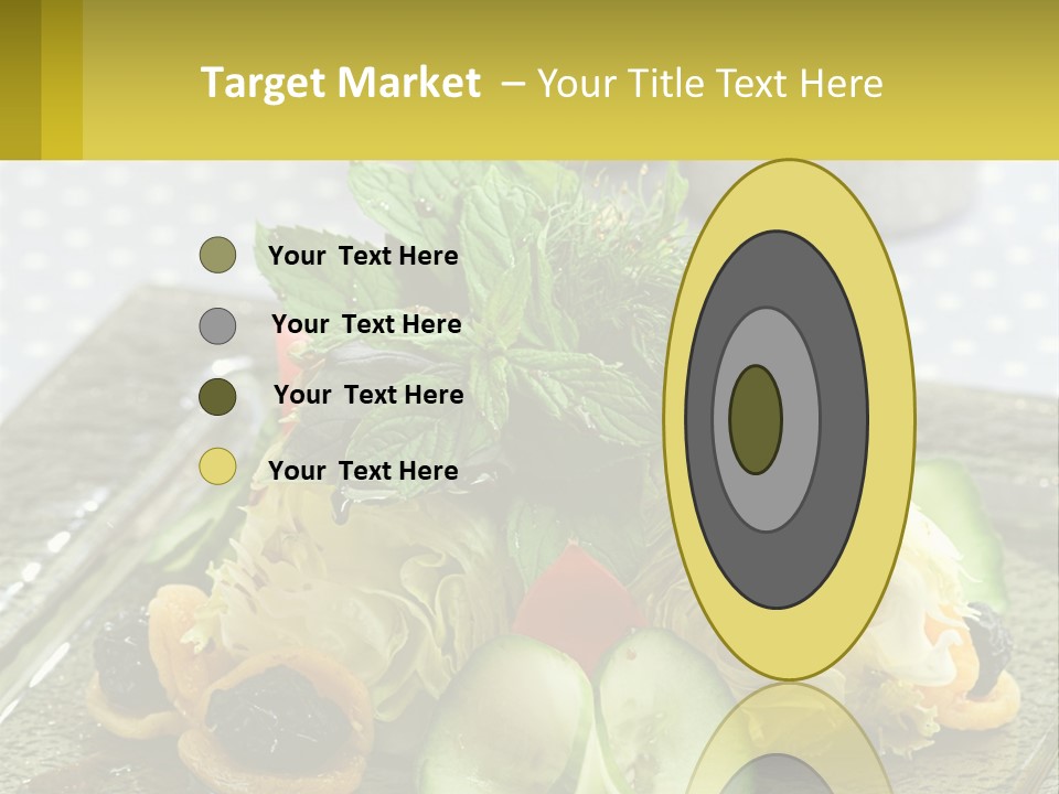 Eggplant Herb Green PowerPoint Template