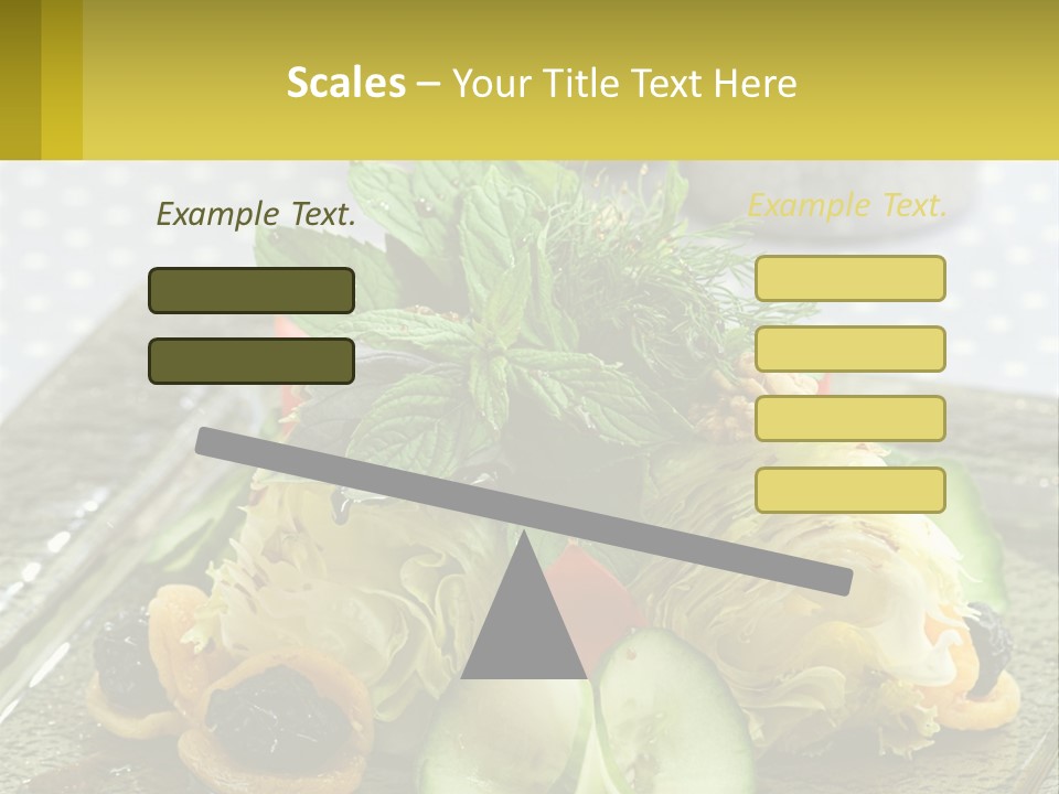 Eggplant Herb Green PowerPoint Template