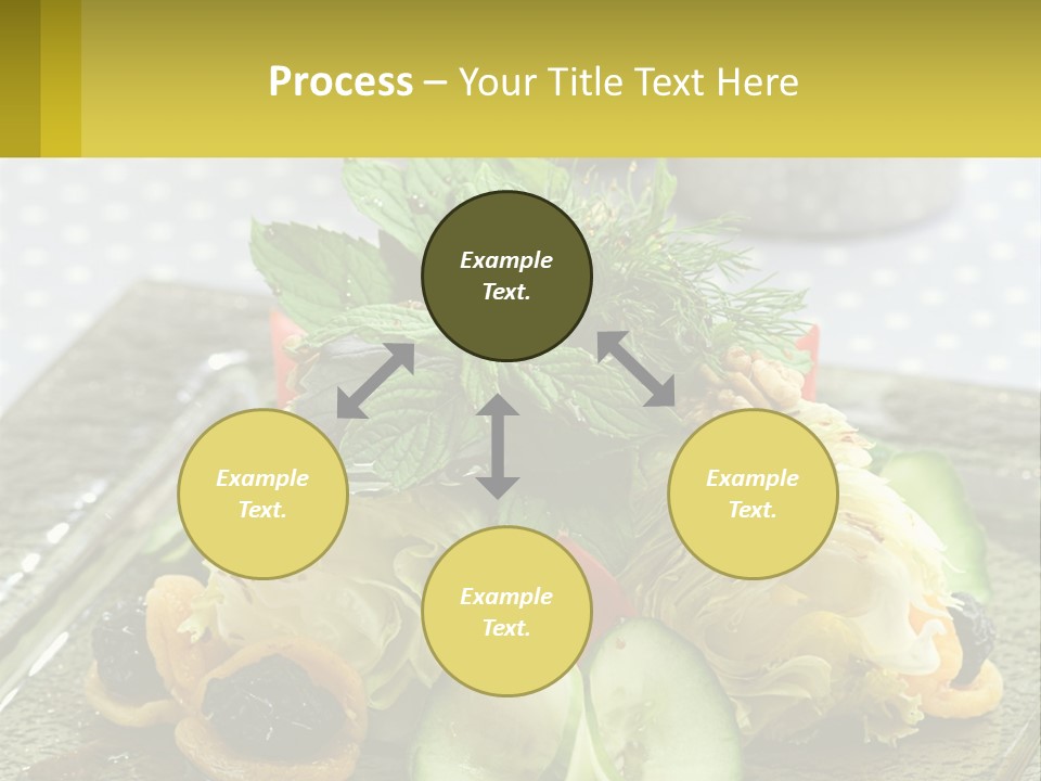 Eggplant Herb Green PowerPoint Template