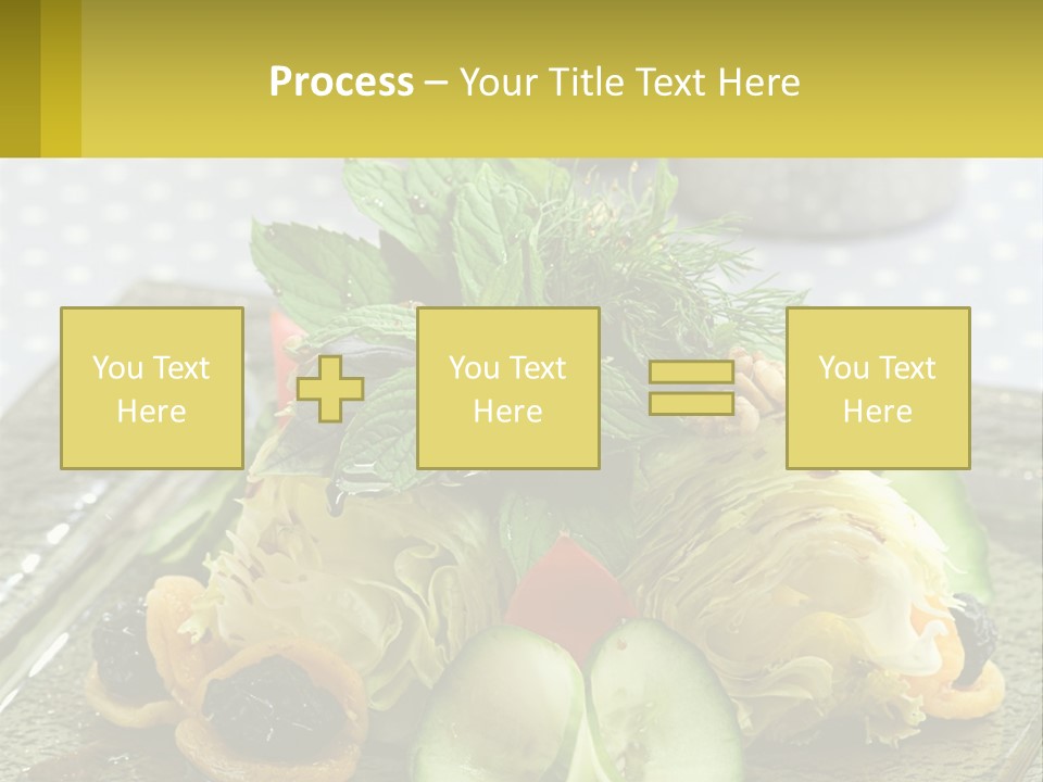 Eggplant Herb Green PowerPoint Template