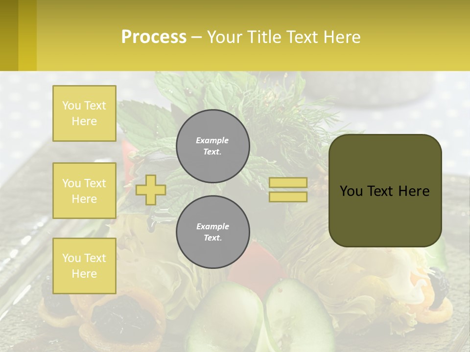 Eggplant Herb Green PowerPoint Template