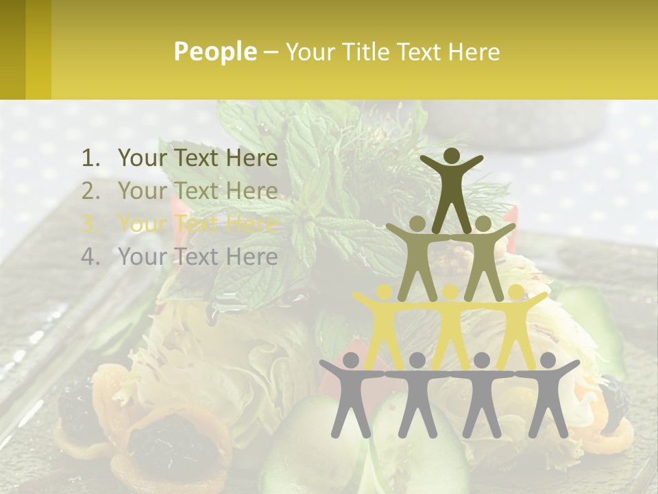 Eggplant Herb Green PowerPoint Template