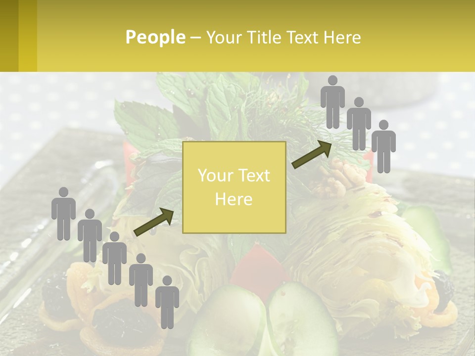 Eggplant Herb Green PowerPoint Template