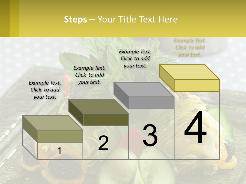 Eggplant Herb Green PowerPoint Template