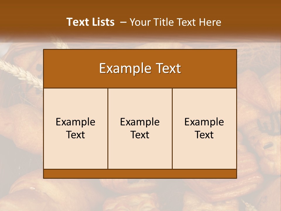 Brown Color Roll PowerPoint Template