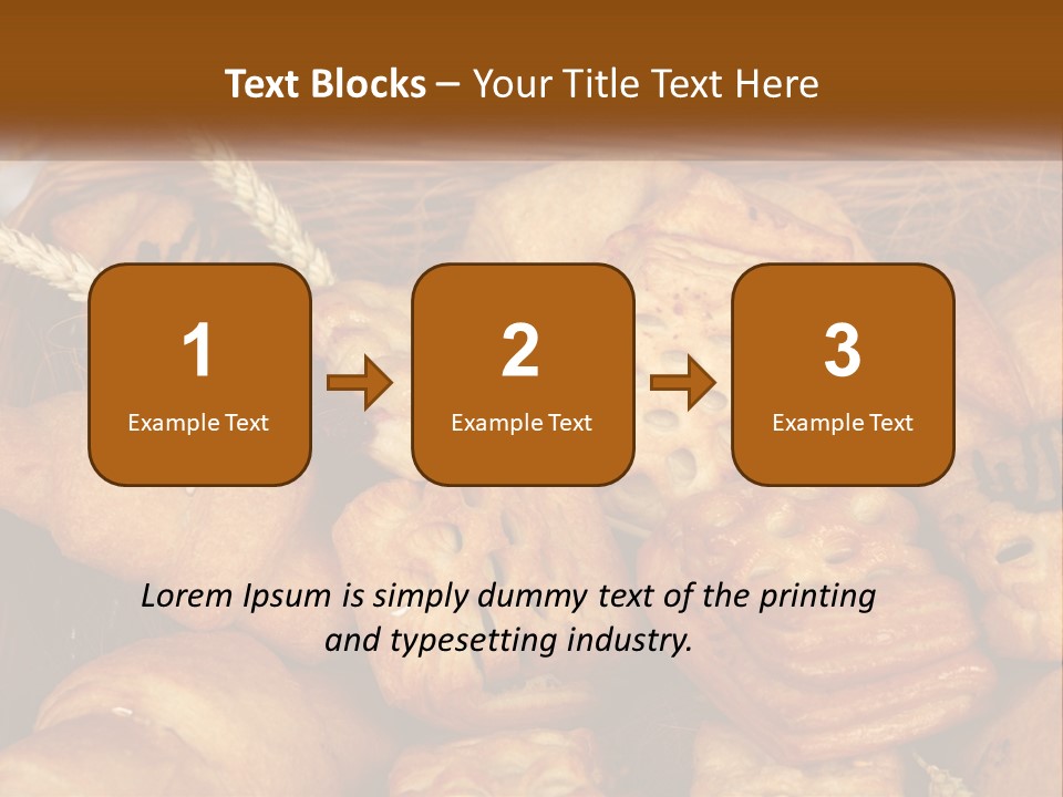 Brown Color Roll PowerPoint Template