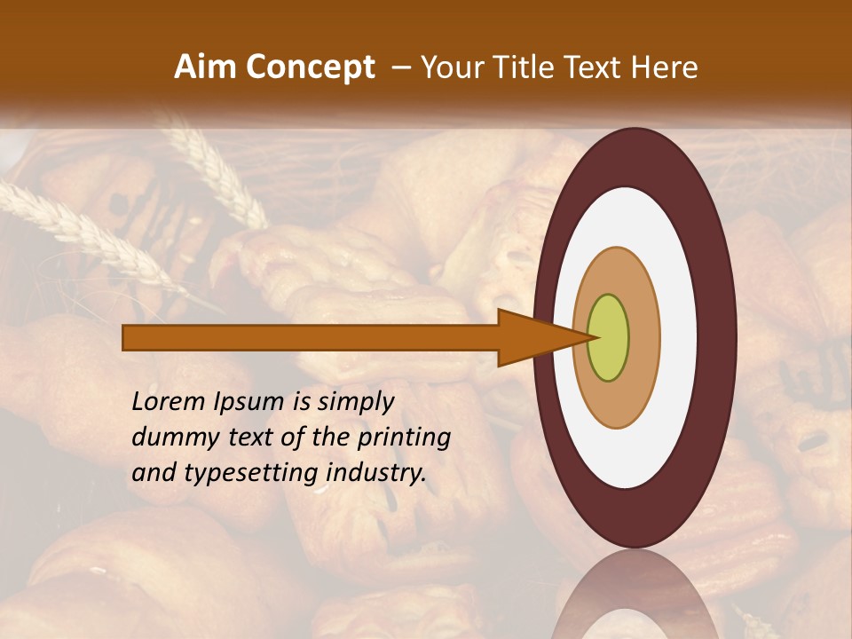 Brown Color Roll PowerPoint Template