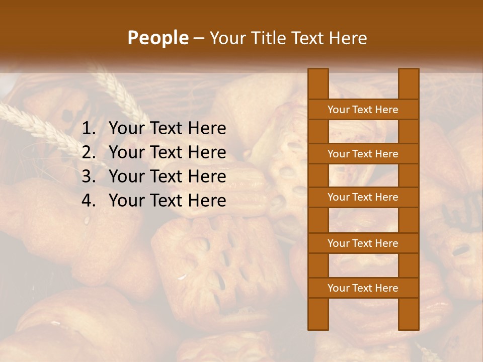 Brown Color Roll PowerPoint Template