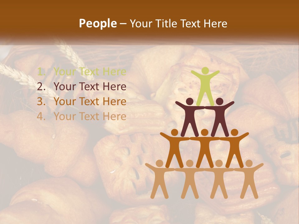 Brown Color Roll PowerPoint Template