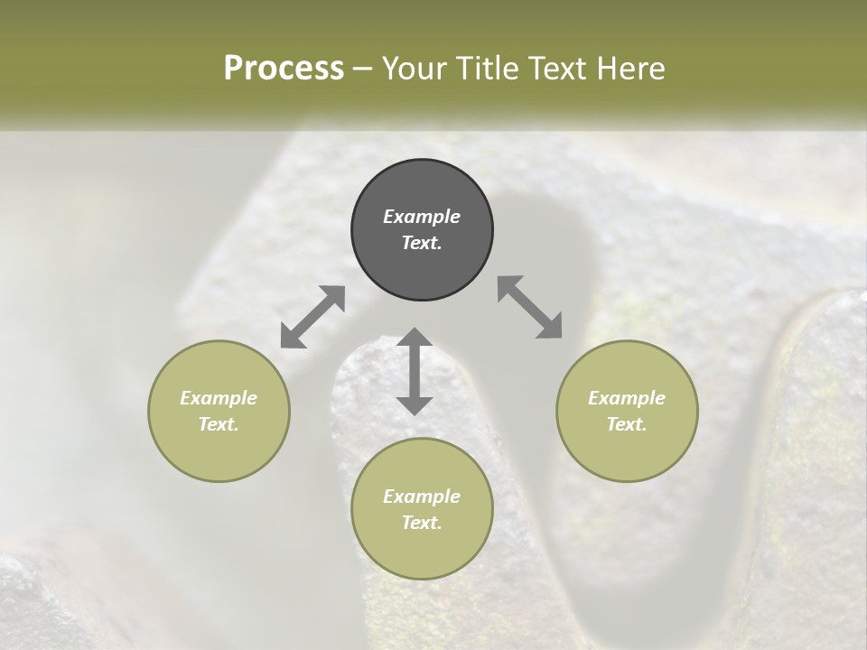 Wheel Machinery Teeth PowerPoint Template