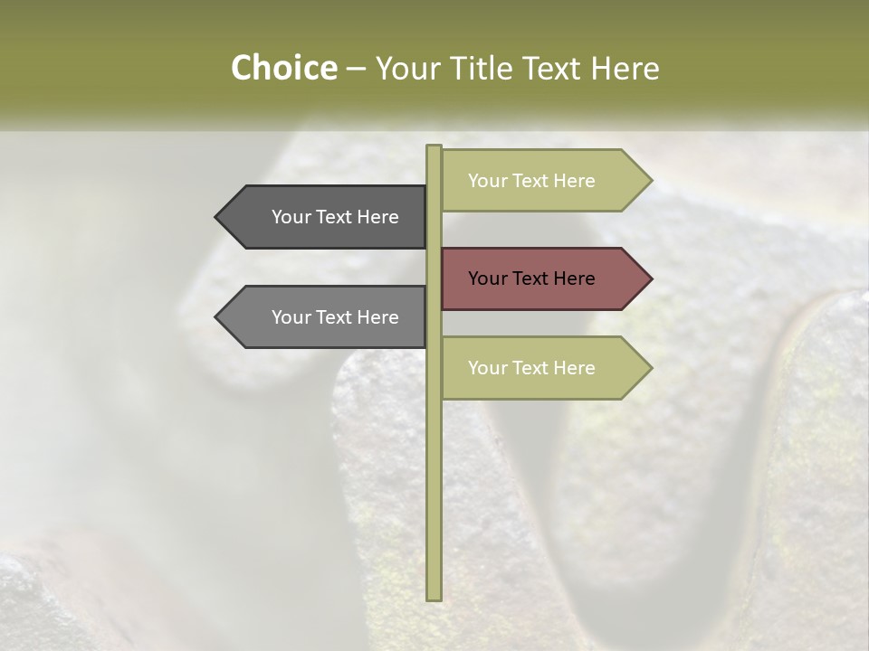 Wheel Machinery Teeth PowerPoint Template