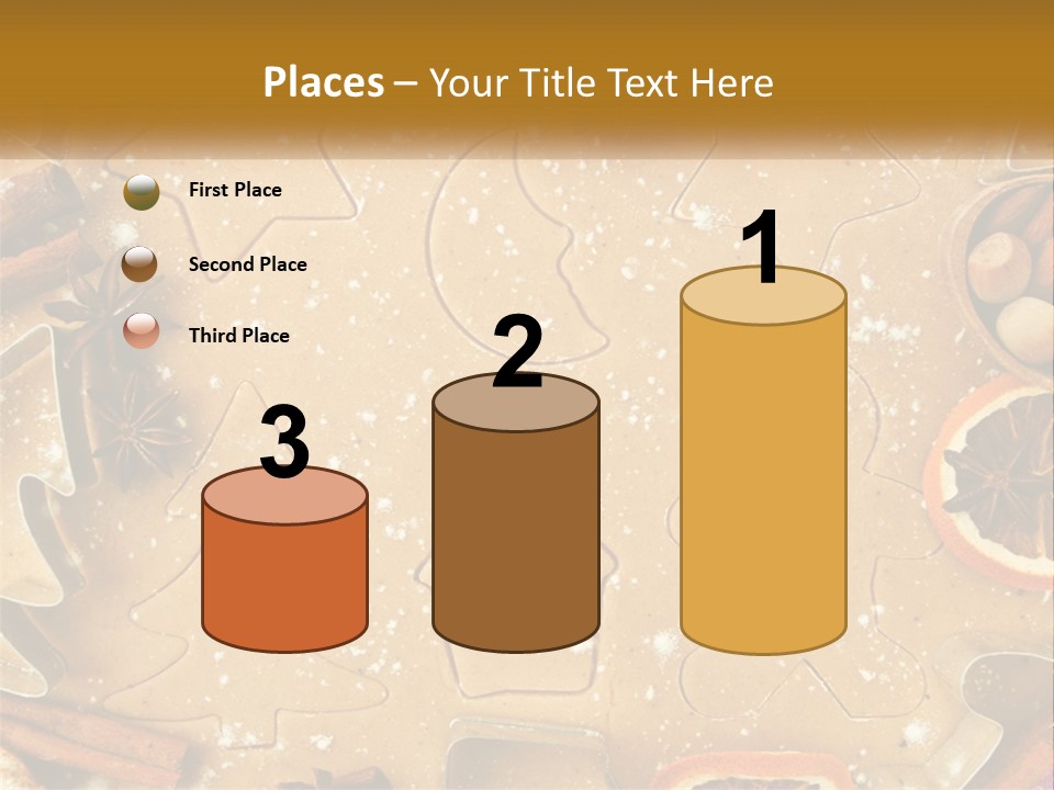 Xmas Nutrition Orange PowerPoint Template