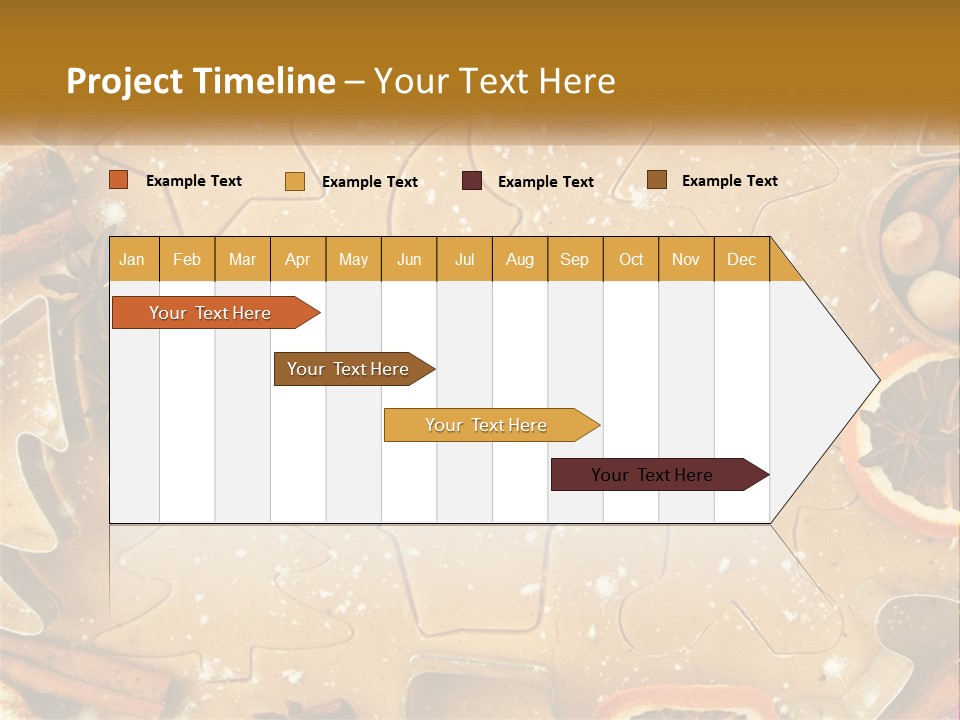 Xmas Nutrition Orange PowerPoint Template