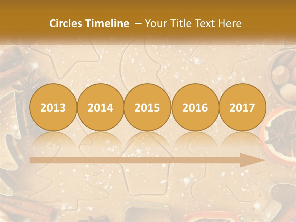 Xmas Nutrition Orange PowerPoint Template