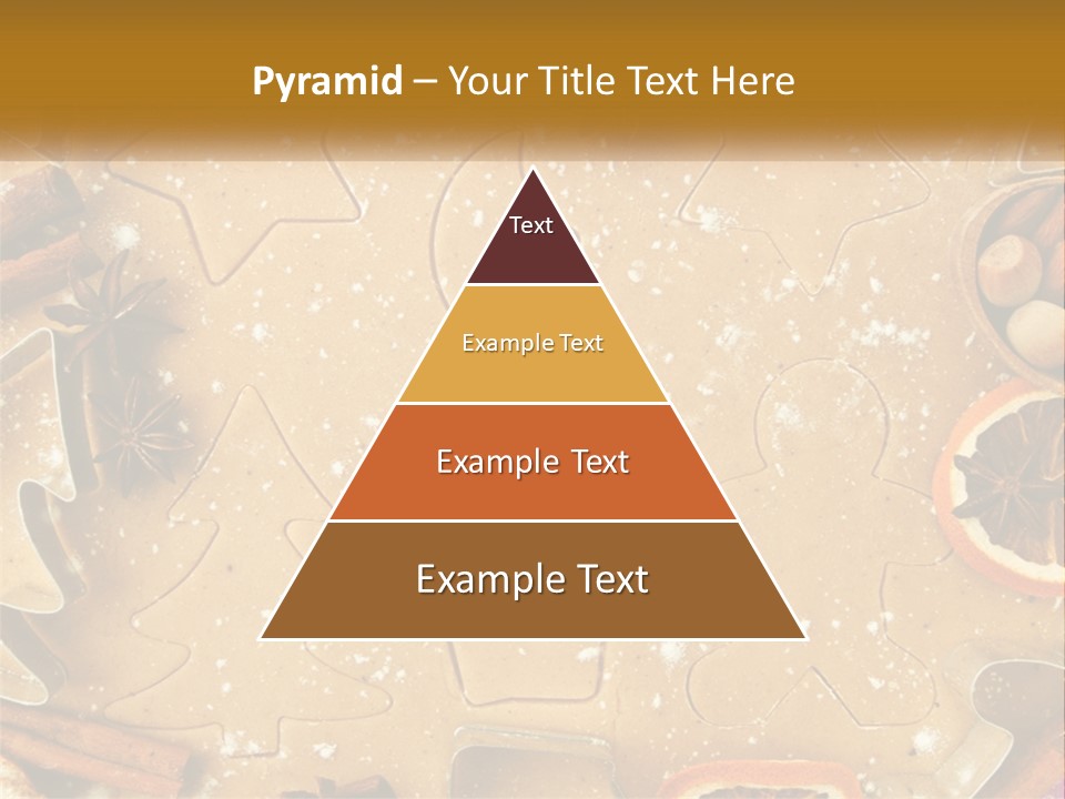 Xmas Nutrition Orange PowerPoint Template