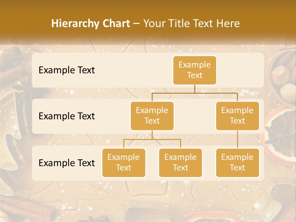 Xmas Nutrition Orange PowerPoint Template