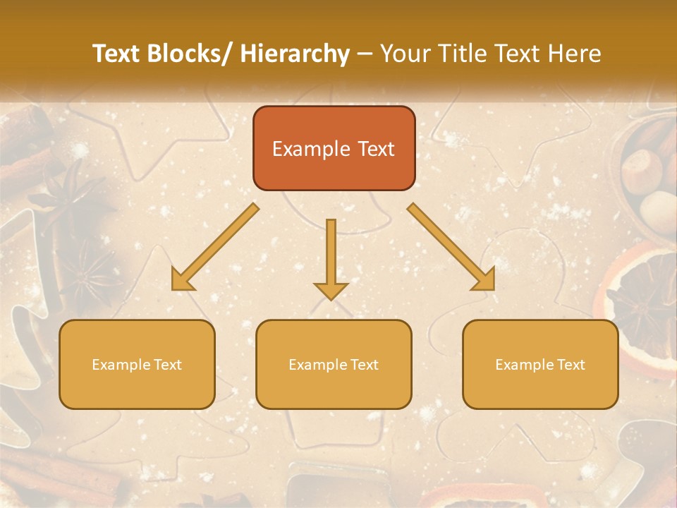 Xmas Nutrition Orange PowerPoint Template