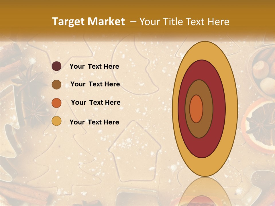 Xmas Nutrition Orange PowerPoint Template