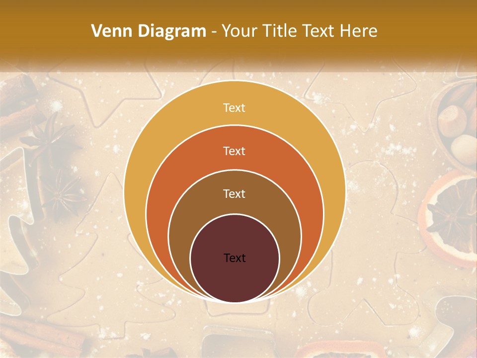 Xmas Nutrition Orange PowerPoint Template