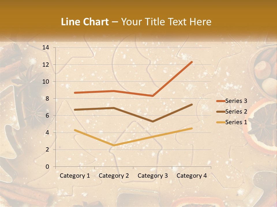 Xmas Nutrition Orange PowerPoint Template