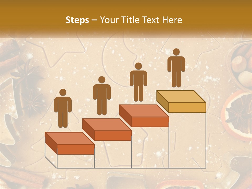 Xmas Nutrition Orange PowerPoint Template