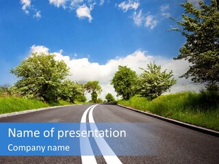 Lone Landscape Single PowerPoint Template