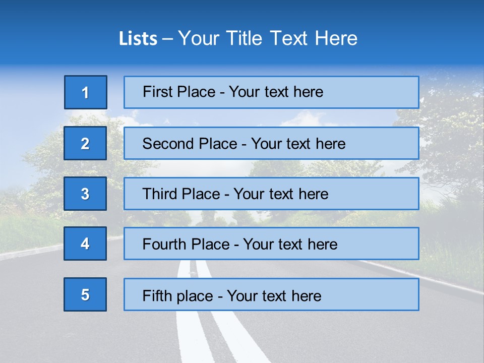 Lone Landscape Single PowerPoint Template