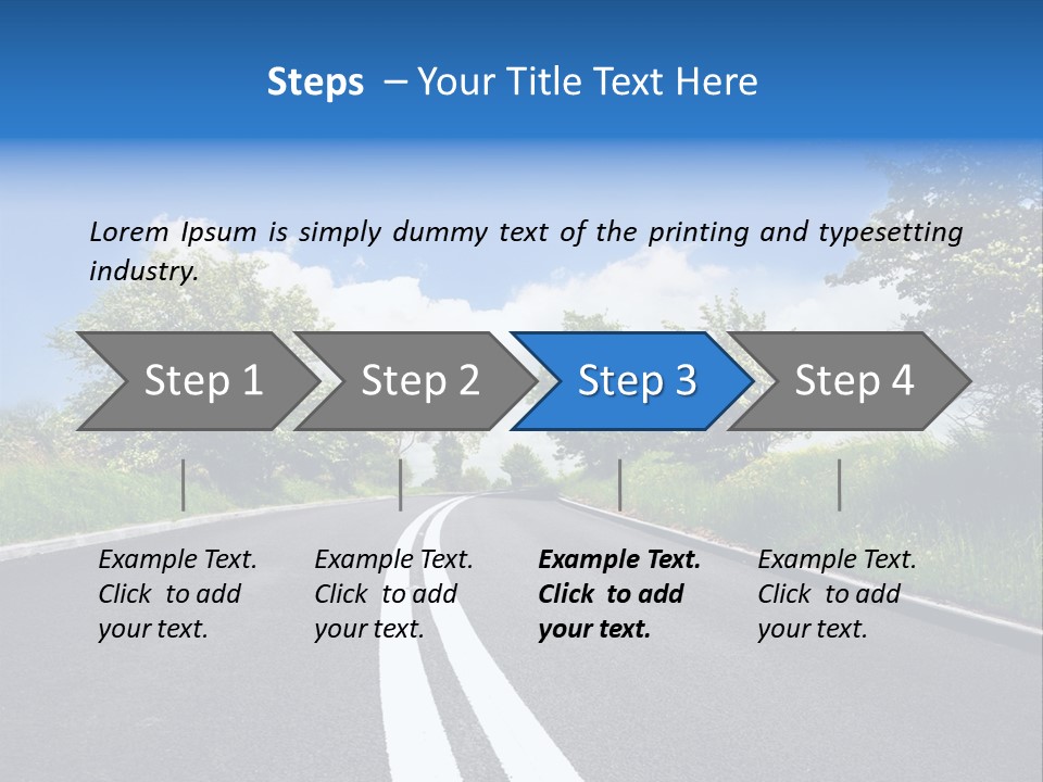 Lone Landscape Single PowerPoint Template