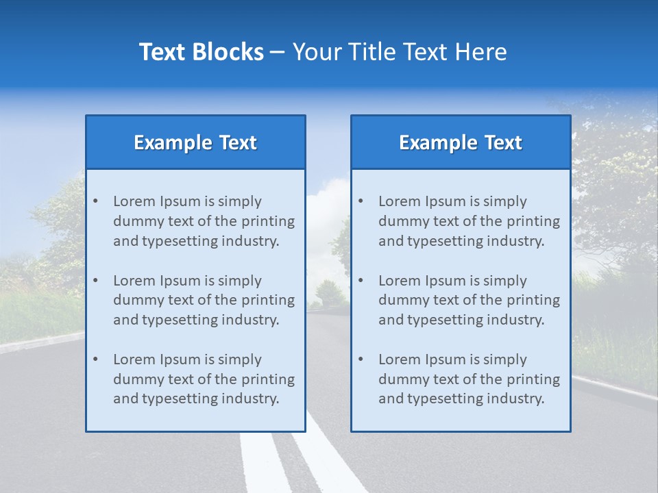 Lone Landscape Single PowerPoint Template